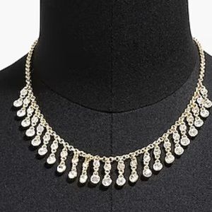J. Crew Factory Crystal Statement Necklace NWT
